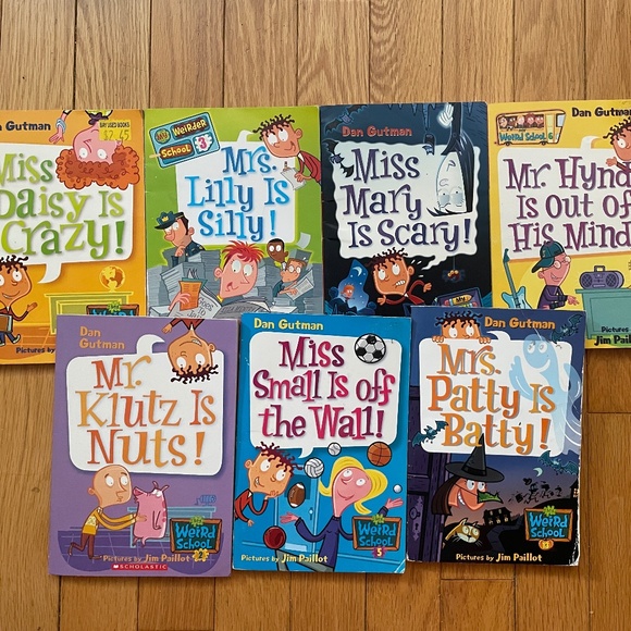 7 Dan Gutman “Weird School” Funny Kids’ Books - Picture 1 of 8